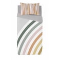 thumbnail image 1 of Gouchee Home Rainbow Twin Duvet Cover Set – 2-Piece Modern Geometric Reversible Cotton Percale Bedding, 1 of 2