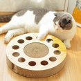 thumbnail image 3 of Cat Scratch Post Corrugated Paper Interactive Cat Scratch Toy Cat Scratching Pad, 3 of 7
