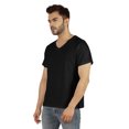 thumbnail image 2 of Inkmeso Men's V-neck Basic Tshirt Short Sleeve Solid Regular Fit Cotton Tee, 2 of 7
