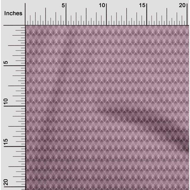 oneOone Cotton Poplin Fabric Chevron Geometric Print Fabric by Yard 42 Inch Wide