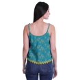 thumbnail image 3 of Moomaya Camisole Courte à Bretelles Spaghetti Imprimée pour Femmes, Hauts d'Été, 3 of 5