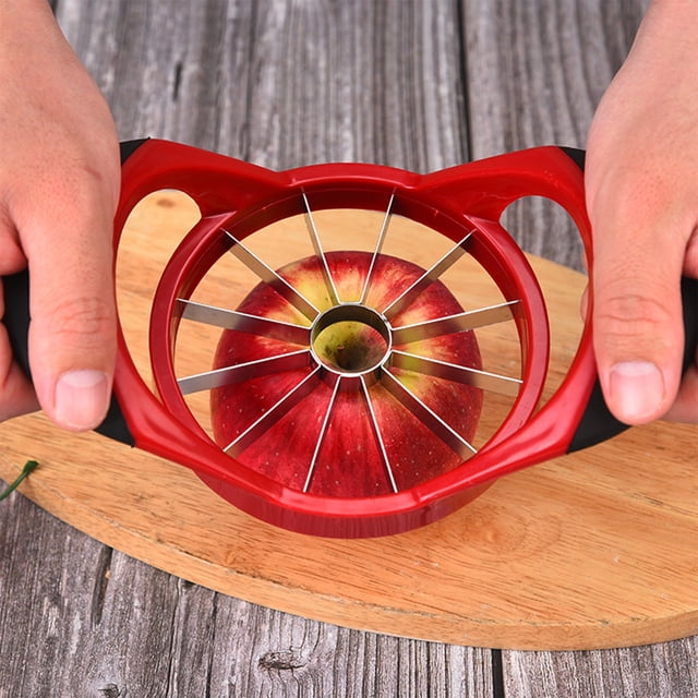 Apples To Apples, Apple Corer and Slicer, Apples Cutter and Corer Stainless Steel Apples Cutter Fruit Separator Kitchen Gadgets Suitable for A Variety of Fruit, Apple Corer Tool