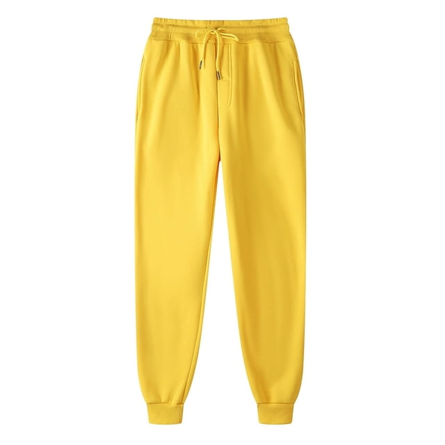 Men‘s Casual Joggers Cotton Sweatpants Workout Athletic Pants with Pockets Drawstring Gym Running Pants