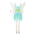 thumbnail image 3 of SUNSIOM Ensemble de Costume Fairy pour Femmes Robe Caraco en Dentelle et Maille Fairy Ailes Baguette Bas à Paillettes Ensemble 4 Pcs, 3 of 8