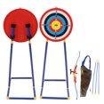 thumbnail image 1 of Kids Bow  Set, Detachable Target Lightweight Safe Improve Motor Skill Simulation Plastic Children Archery Toy  For Indoor For Girls, 1 of 8