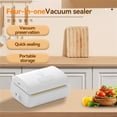 thumbnail image 2 of Machine Scelleuse sous Vide 3 en 1 Machine de Scellage Portable pour le Rangement des Aliments de Cuisine, 2 of 8