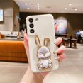 thumbnail image 3 of Elevate Your Phone With A Cute Rabbit Stand & Soft Silicone TPU Phone Holder: Protective Case For Samsung Galaxy S23/S22/S21/Plus/Ultra/FE, 3 of 5