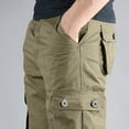 thumbnail image 5 of FAIWAD Shorts Cargo pour Hommes Décontractés Classiques Jusqu'aux Genoux à Multiples Poches Pantalons Capri Extensibles Shorts Décontractés d'Extérieur, 5 of 5
