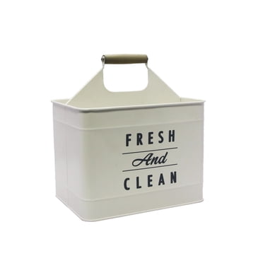 Mainstays White Metal Laundry Detergent Tool Caddy
