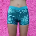 thumbnail image 5 of Shorts à Sequins pour Femmes, Hot Pants Disco, Mini Short Jazz Brillant, Extensible, Danse, 5 of 5