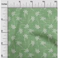 thumbnail image 3 of oneOone Rayon Green Fabric Block Craft Projects Decor Fabric Printed By The Yard 56 Inch Wide, 3 of 6