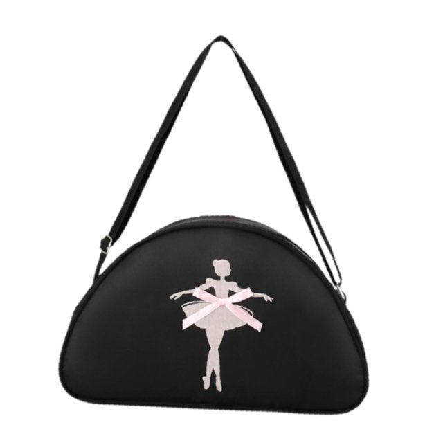 Xuanheng Sac de Danse Ballet Bandoulière Réglable Sac de Voyage Sac à Main Noir