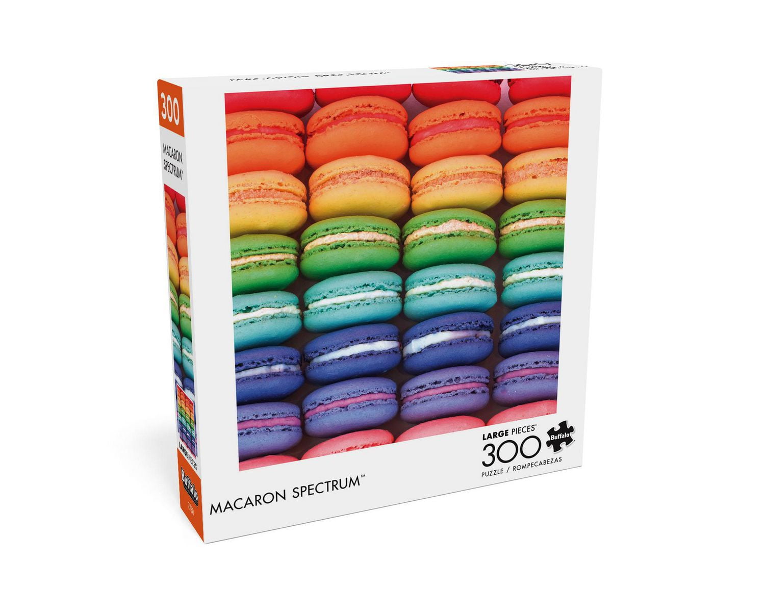Buffalo Games - Le puzzle Large Pieces - Macaron Spectrum - en 300 pièces