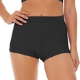 thumbnail image 3 of zanvin Bas de Bikini Taille Haute pour Femme Bas de Maillot de Bain, Noir, G, 3 of 4