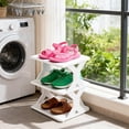 thumbnail image 3 of Shoe Storage Cabinet News Thickened and Widened Corner Simple Shoe Rack Small Size Easy To Install Detachable Washable Storage Shoe Cabinet Small Shoe Rack, 3 of 6