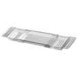 thumbnail image 2 of jifeng Bathtub Tray Basket Extendable Simple Drain Bath Shelf for Candle Book Towel Clear, 2 of 9