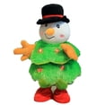 thumbnail image 2 of Riforla LED Musical Christmas Tree Penguin Stuffed Animal What You Say Light up Soft Toy Singing Dancing Talking Record Mimicking Twisting Interactive Electric plush Toys C, 2 of 7