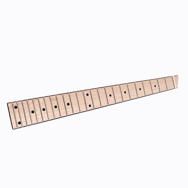 Maple Guitar Neck, 25 Fret Wide Application Guitar Neck Headless For Rock Music