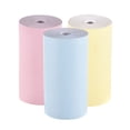 thumbnail image 1 of Tignapoo Aibecy 3-Roll Set of 57x30mm Colorful Thermal Paper for Meow Meow Machine & Ailixiong (Yellow, Blue, Pink) - Compatible with Model OS2093, 1 of 7