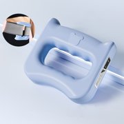 High-Frequency Percussion Fascia Massage Ring Handheld Belt Muscle Relaxation Tool Portable Massager Rechargeable Deep Tissue Vibration Body Massager in White Blue Pink