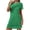 Vert, variante sur CFLVAEK Chemises de Nuit pour Femmes Motifs Mignons Chemises de Nuit pour Femmes Cadeaux Doux Manches Courtes Robe de Nuit Confortable Col Rond Vêtements de Nuit 2025 L
