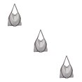 thumbnail image 2 of kurtrusly 1/2/3 Wide Application Convenient And Practical Chain Handbag For Women - Foldable Shoulder Bag Fashion PU Chain Shoulder Bag gray 3PCS, 2 of 6