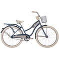 thumbnail image 1 of Huffy 26” Deluxe Cruiser Bike, Fits Riders 60”+, Blue, Adult, Women’s, 1 of 14