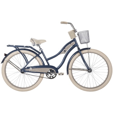 Vélo cruiser Huffy Deluxe 26 po, convient aux cyclistes de 60 po et plus, bleu, femmes