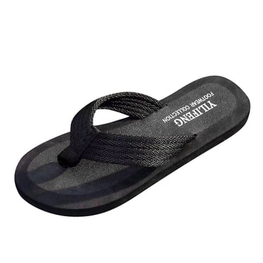 Kcodviy Men Shoes Beach Flip Mens Memory Foam Flip Flops Flat Toe Sandwich Men Flip Flops Size 9 Wide Beach Flip Flops for Slippers for Men Flip Flop Men