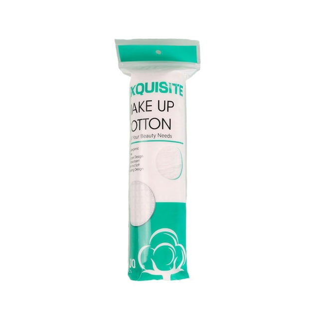ZOUBAOQ 100 Pcs Tampons en Coton pour Houppette Jetables Accessoires Dissolvant Papier Doux pour le Visage