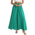thumbnail image 1 of Women Oversized Pants Solid Color Ladies Casual Pants Boho Style Vacation Outfit, 1 of 6
