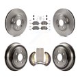 thumbnail image 1 of Transit Auto Front Rear Disc Brake Rotors Ceramic Pads and Drum Kit for Car Chevrolet Malibu K8A-105079, 1 of 11