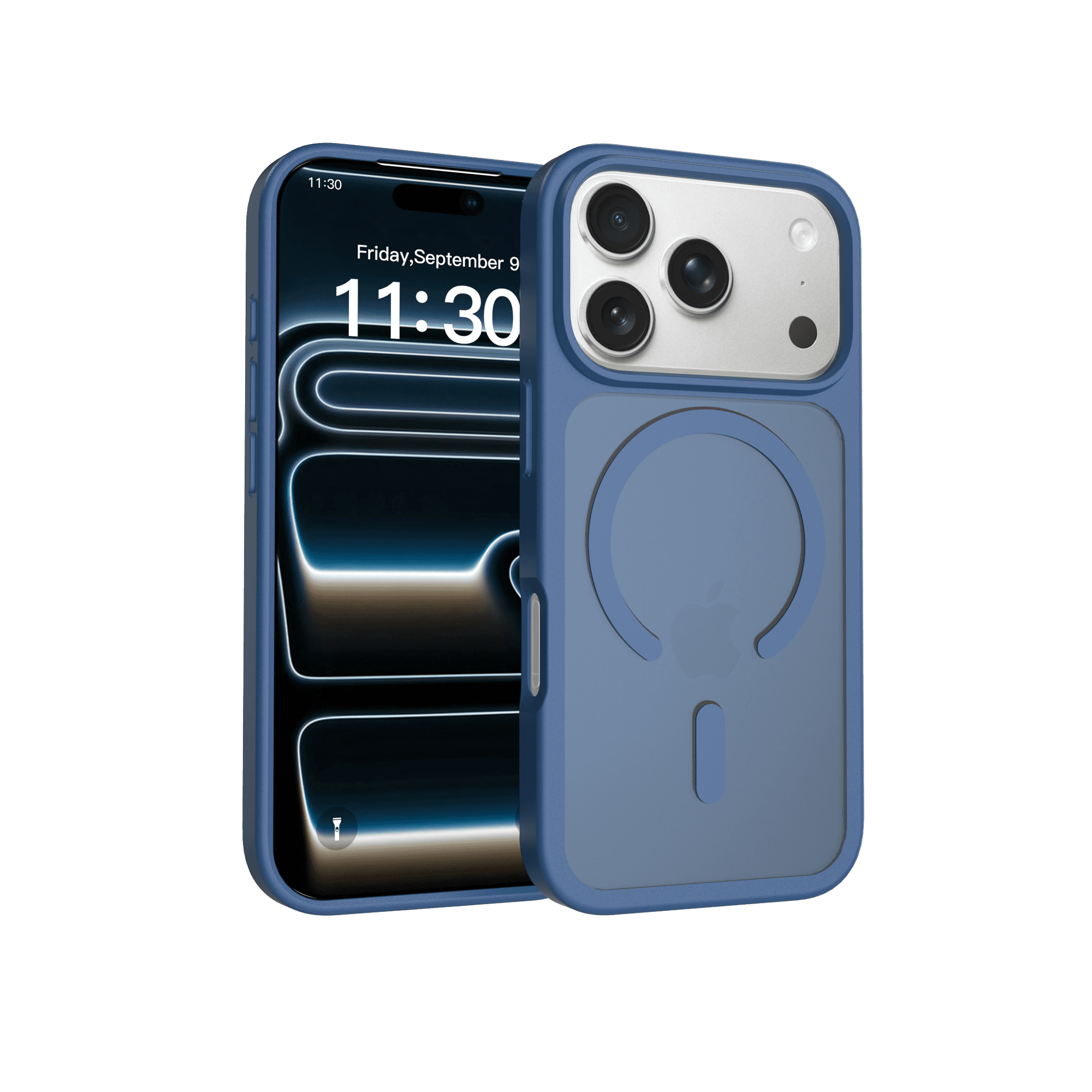 Onn iPhone 17 Pro Magsafe Compatible Silicone Phone Case, 4-sided Protection, 6 ft. Drop Protection