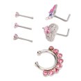 thumbnail image 4 of Nose Stud Rings,6pcs Nose Piercing Jewelry Nose Studs Piercing Jewelry Nose Rings Hoop Studs Finely Tuned Performance, 4 of 8