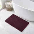 thumbnail image 2 of CPDD Bathroom Rug Non Slip Bath Mat (32x20 Inch Burgundy) Water Absorbent Super Soft Shaggy Chenille Machine Washable Dry Extra Thick Perfect Absorbant Best Large Plush Carpet for Shower Floor, 2 of 5