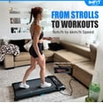 thumbnail image 2 of IMFIT Walking Pad Lite Treadmill | Compact & Space-Saving Design | Quiet 2.5HP Motor | Manual Incline Boost | Real-Time Fitness Tracking | User-Friendly Remote | Supports Up to 265 lbs, 2 of 7