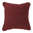 thumbnail image 1 of 18-inch Double-corded Square Patterned Jacquard Chenille Throw PIllow with Insert - Bordeaux, 1 of 1
