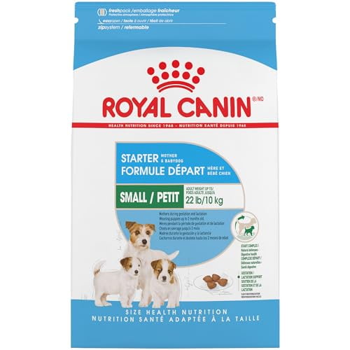 Royal Canin Nutrition Santé Format Petit Starter Mère et Bébé Chien Nourriture Sèche pour Chien, 2,5 Lb