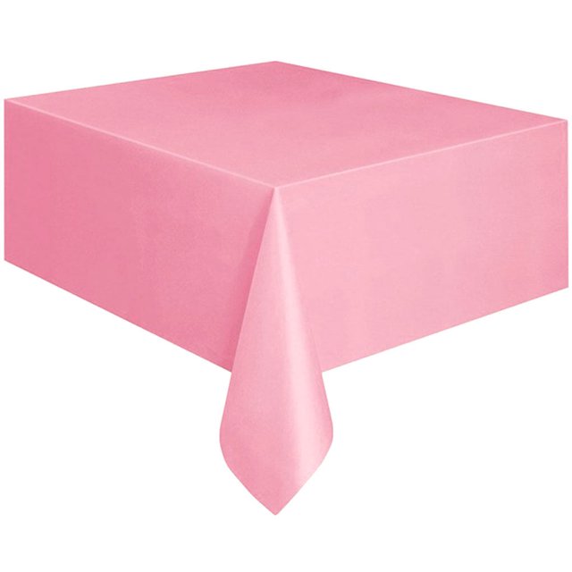 Nappe Jetable Maison Hôtel Restaurant Nappe Décorative Jetable Usage Unique Décoratif Couleur Unie Isolation Thermique Couverture de Table, Rose