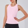 thumbnail image 2 of Timegard Débardeurs de Yoga pour Femmes Séchage Rapide Col Rond Sans Manches Dos Ouvert Entraînement Course Gym Haut Chandails de Sport, 2 of 5