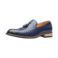 thumbnail image 1 of Leather Shoes for Men, Pointed Toe Lace-Up Business Casual Style, Non-Slip Lightweight Breathable Design, Cushioned Insole, 5 cm Heel, Yellow, 1 of 3