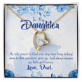 thumbnail image 1 of To My Daughter My Only Prayer to God From Dad Forever Necklace w Message Card, 1 of 7
