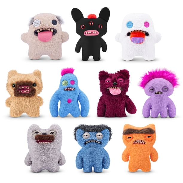 Fuggler Hairy Fuggs 9-inch Series 1 (Reeko - Mohawk - Black) by