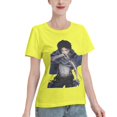 thumbnail image 2 of Women's Basic Short Sleeve T-Shirt Attacking Giant Levi Ackerman, 2 of 6