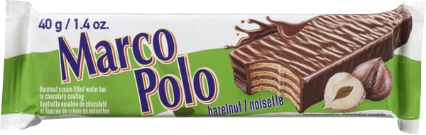 Marco Polo Hazelnut Wafer Bar, 40g