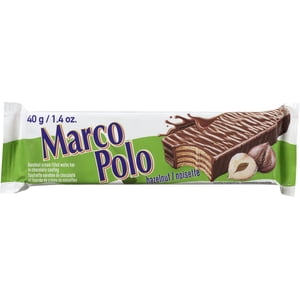 Marco Polo Hazelnut Wafer Bar, 40g