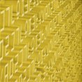 thumbnail image 1 of Ahgly Company Machine Washable Indoor Square Transitional Bright Gold Yellow Area Rugs, 4' Square, 1 of 7