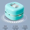 thumbnail image 4 of PRETXORVE Desk Vacuum, Mini Desktop Vacuum with USB Charging Crumb Vacuum Saving, Portable Desktop Sweeper Handheld Cleaning for Keyboard, 4 of 9