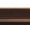 Bronze Frotté, variante sur Miroir Rond Encadré London - Blanc Lin - 15 Pouces x 15 Pouces