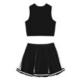 thumbnail image 4 of Sinleey Costume de Danseuse pour Filles avec Jupe Plissée Noir 12, 4 of 5